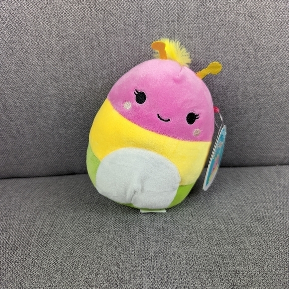 Squishmallows Cornelia the Rainbow Caterpillar 5" - Picture 1 of 5